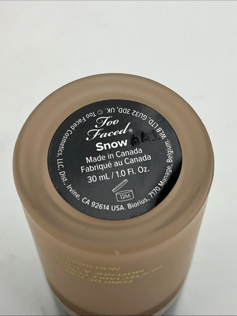 Too Faced Born This Way Oil Free Foundation - Snow - 1 Oz.